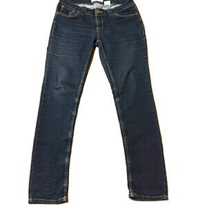 Paris Blues Jeans Womens 7 Dark Wash Skinny Stretch Denim Casual Mid Rise Fit